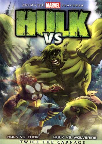 Hulk Vs (Hulk Vs Thor / Hulk Vs Wolverine) DVD Movie 