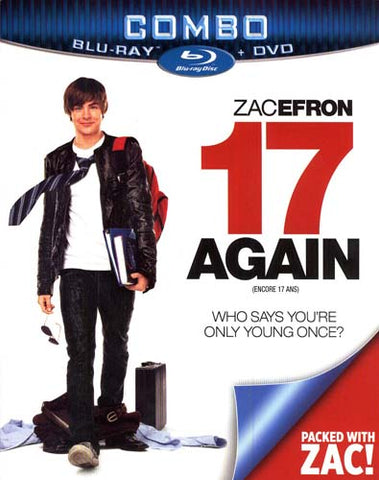 17 Again (DVD+Blu-ray Combo) (Bilingual) (Blu-ray) BLU-RAY Movie 