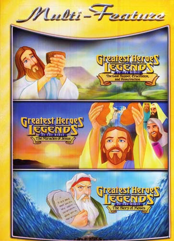 Greatest Heroes Legends Of The Bible (Triple Feature) DVD Movie 