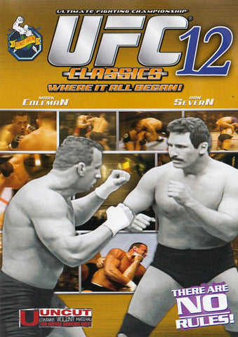UFC - Ultimate Fighting Championship Classics - Vol. 12 DVD Movie 
