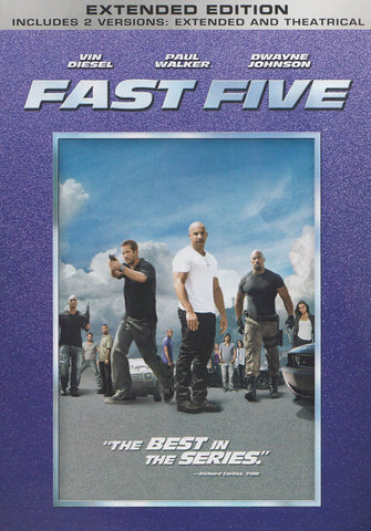 Fast Five (Extended And Theatrical Versions) DVD Movie 