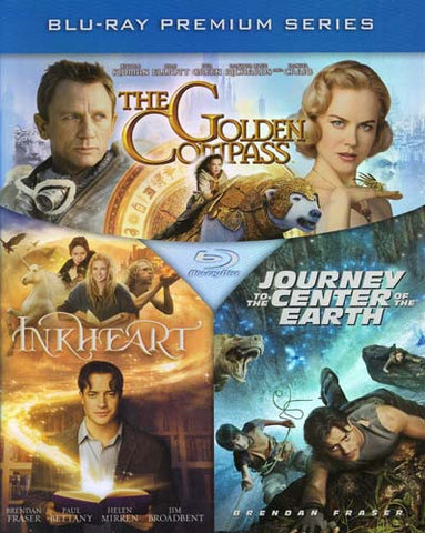 The Golden Compass/Inkheart/Journey To The Center Of The Earth (Blu-ray) (Boxset) BLU-RAY Movie 