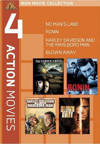 MGM 4 Action Movies - No Man s Land/Ronin/Harley Davidson and the Marlboro Man/Blown Away DVD Movie 
