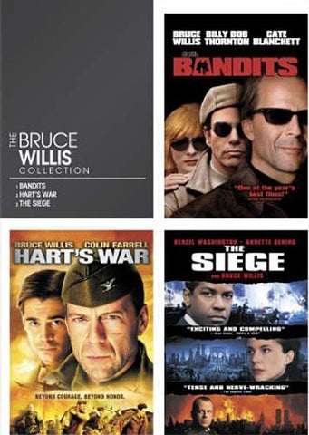 The Bruce Willis Collection (Bandits / The Siege / Hart s War) (Keepcase) DVD Movie 