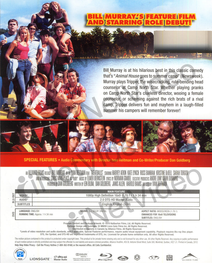 Meatballs (Bluray + DVD) (Bluray) on BLURAY Movie