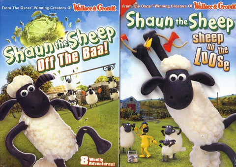 Shaun The Sheep - Off the Baa/Sheep On The Loose (2-Pack) (Boxset) DVD Movie 
