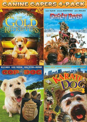 Gold Retrievers/Chilly Dogs/Cop Dog/Karate Dog DVD Movie 