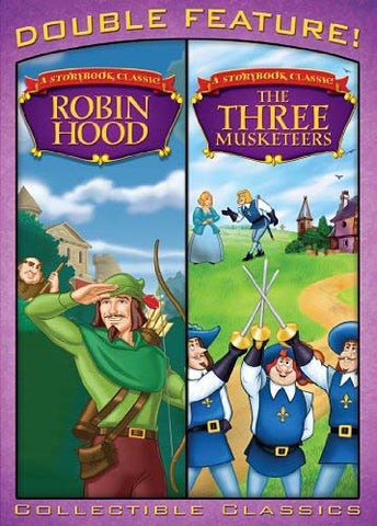 Robin Hood & The Three Musketeers (Double Feature) DVD Movie 