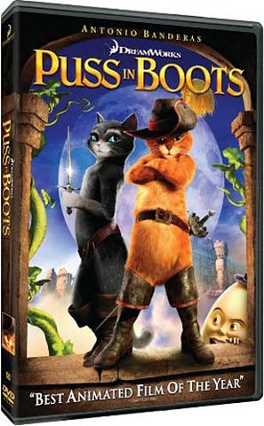 Puss in Boots DVD Movie 