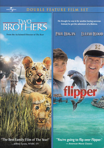 Two Brothers / Flipper (Double Feature) DVD Movie 