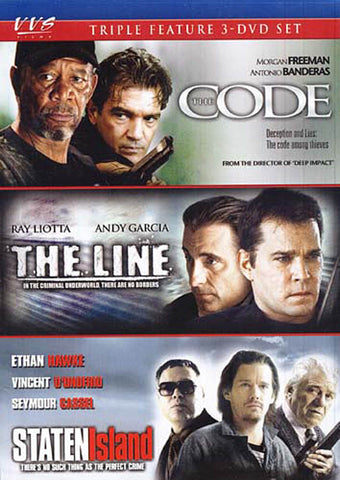 The Code / The Line / Staten Island (Keepcase) DVD Movie 