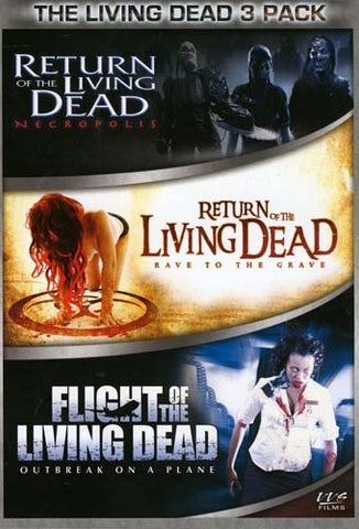 The Living Dead 3 pack (Necropolis/Rave to the/Flight...) (Triple Feature) (Keepcase) DVD Movie 