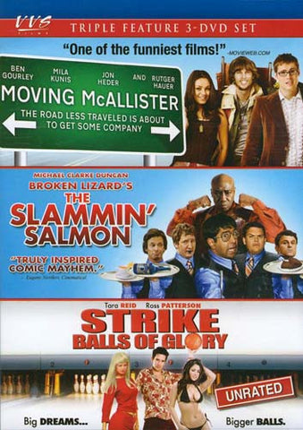 Moving McAllister / Slammin  Salmon / Strike - Balls of glory (Triple Feature) (Boxset) DVD Movie 