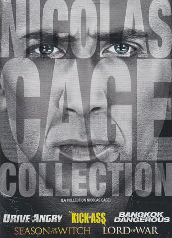 Nicolas Cage Collection (Drive Angry/Kick-Ass/Bangkok Dangerous ...) (Bilingual) DVD Movie 