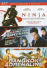 Ninja / The king of fighters / Bangkok Adrenaline (Triple Feature) DVD Movie 