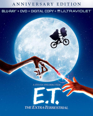 E.T. The Extra-Terrestrial (Anniversary Edition) (Blu-ray + DVD + Digital Copy) (Blu-ray) BLU-RAY Movie 