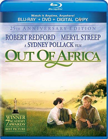 Out of Africa (Blu-ray + DVD Combo + Digital Copy)(Blu-ray) BLU-RAY Movie 