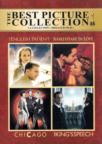 The Best Picture Collection (English Patient,Shakespeare in Love,Chicago,King s Speech) (Bilingual) DVD Movie 