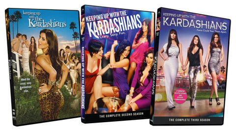 Keeping up with the Kardashians Complete DVD Set: Seasons 1, 2 and 3 (3 Pack) (Boxset) DVD Movie 