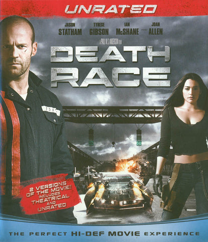 Death Race (Unrated) (Blu-ray) BLU-RAY Movie 