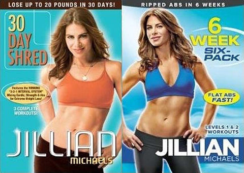 Jillian Michaels (30 Day Shred / 6 Week Six-Pack) (2-pack) DVD Movie 