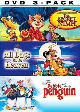 Secret of NIMH / All Dogs Go to Heaven / Pebble and the Penguin (Family Animated 3-Pack) (Boxset) DVD Movie 