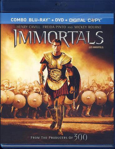 Immortals (Blu-ray+DVD+Digital Copy) (Blu-ray) BLU-RAY Movie 
