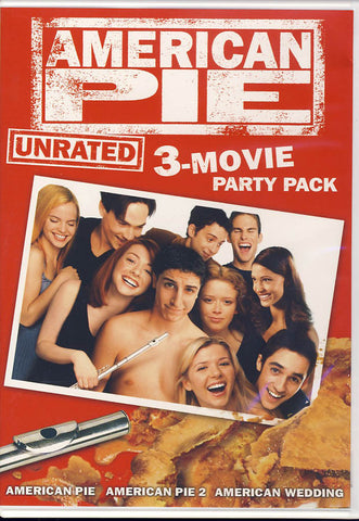 American Pie - Unrated 3-Movie Party Pack (American Pie / American Pie 2 / American Wedding) DVD Movie 