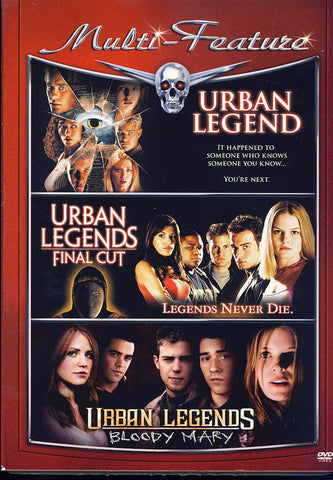 Urban Legend/Urban Legends - Final Cut/Urban Legends - Bloody Mary DVD Movie 