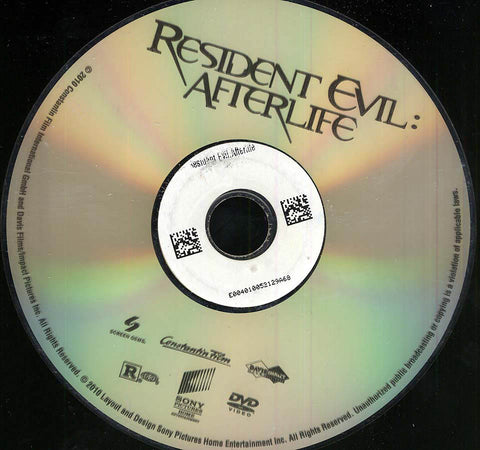 Resident Evil: Afterlife (Disc Only) DVD Movie 