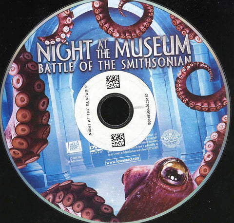 Night at the Museum: Battle of the Smithsonian (Disc Only) DVD Movie 