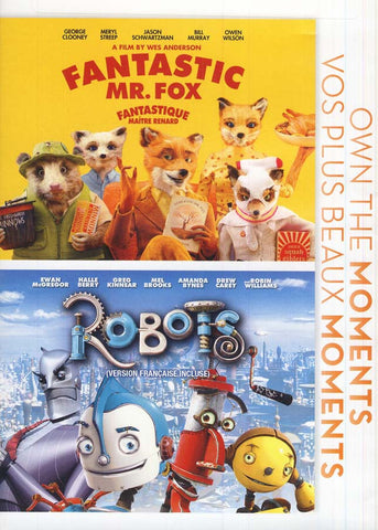 Fantastic Mr. Fox (Fantastique Maitre Renard) / Robots (Version Francaise Incluse) DVD Movie 