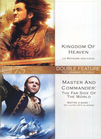 Kingdom Of Heaven (Le Royaume Des Cieux) /Master And Commander:The Far Side of the World (Bilingual) DVD Movie 