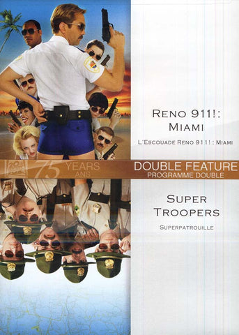 Reno 911! :Miami / Super Troopers (Bilingual) DVD Movie 