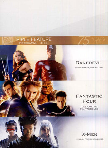 Daredevil/Fantastic Four/X-Men (Fox Triple feature) (boxset) DVD Movie 