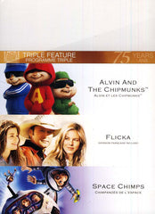 Alvin and the Chipmunks /Flicka /Space Chimps (Fox Triple Feature) (Bilingual) (Boxset)