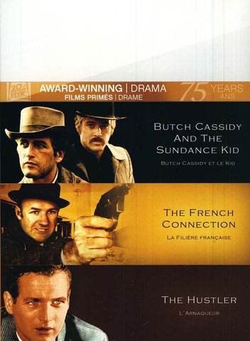 Hustler/French Connection/Butch Cassidy and The Sundance Kid (Bilingual) (Boxset) DVD Movie 