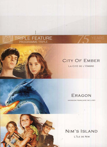 City Of Ember / Eragon / Nim s Island (Triple Feature) (Boxset) (Bilingual) DVD Movie 