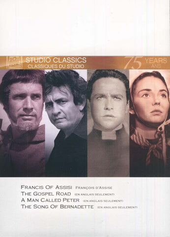 Francis of Assisi/Gospel Road/Man Called Peter/Song of Bernadette (Fox Studio Classics)(boxset) DVD Movie 