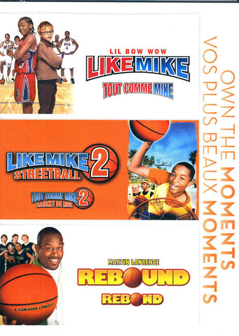Like Mike (Tout Comme Mike) / Like Mike Streetball 2 / Rebound (Bilingual) DVD Movie 