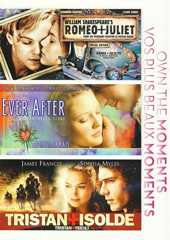 Romeo and Juliet (William Shakespeare s) / Ever After/ Tristan and Isolde(Bilingual) DVD Movie 