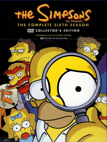 The Simpsons / Les Simpson - The Complete Sixth Season (Collector s Edition) (Bilingual) (Boxset) DVD Movie 