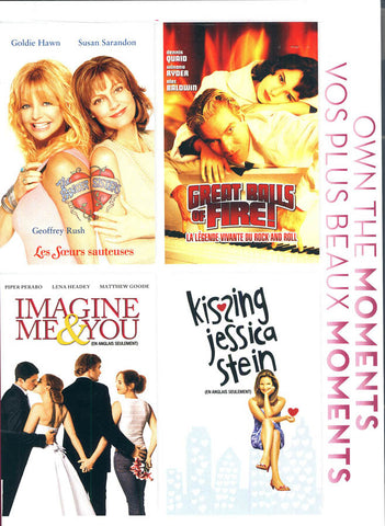 Bangers Sisters/Great Balls Of Fire/Imagine Me and You/Kissing Jessica Stein (Bilingual)(Boxset) DVD Movie 