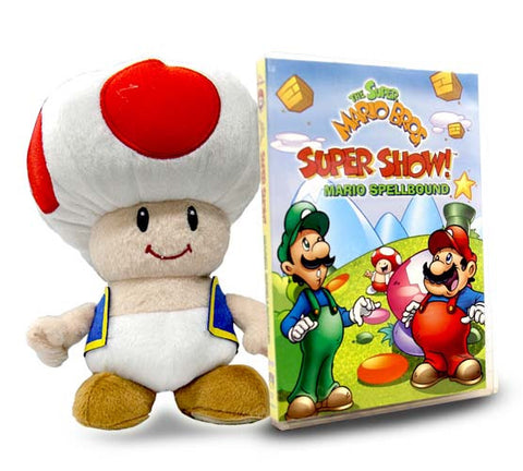 Super Show! - Mario Spellbound (Includes Super Mario - Toad Plush) DVD Movie 