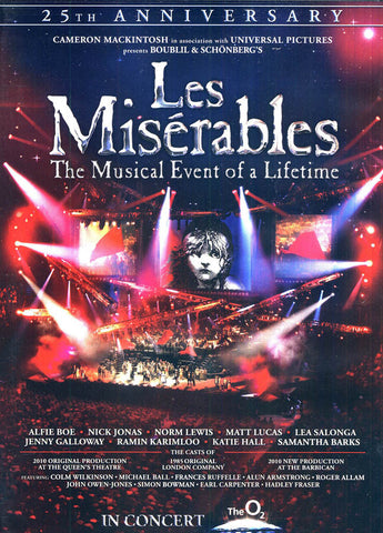 Les Miserables In Concert (25th Anniversary Concert) DVD Movie 