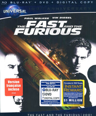 The Fast and the Furious (Bilingual) (Blu-ray + DVD + Digital Copy) (Blu-ray)