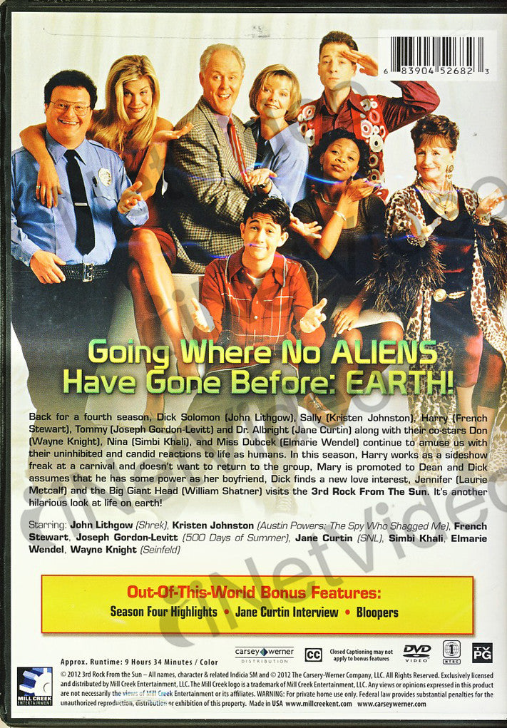 3rd Rock From The Sun - Season 4 on DVD Movie