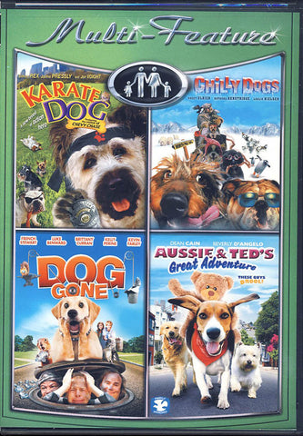 Karate Dog / Chilly Dogs / Dog Gone / Aussie & Ted's Adventure DVD Movie 
