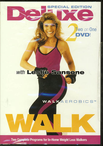 Leslie Sansone - Deluxe Walkaerobics Special Edition Walk Aerobics (Weight Loss Walk/Two Mile Walk) DVD Movie 