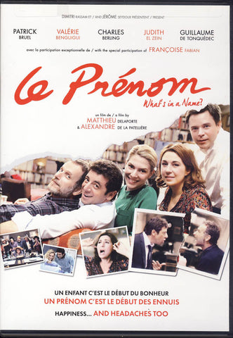 Le Prenom (What's In A Name?) DVD Movie 